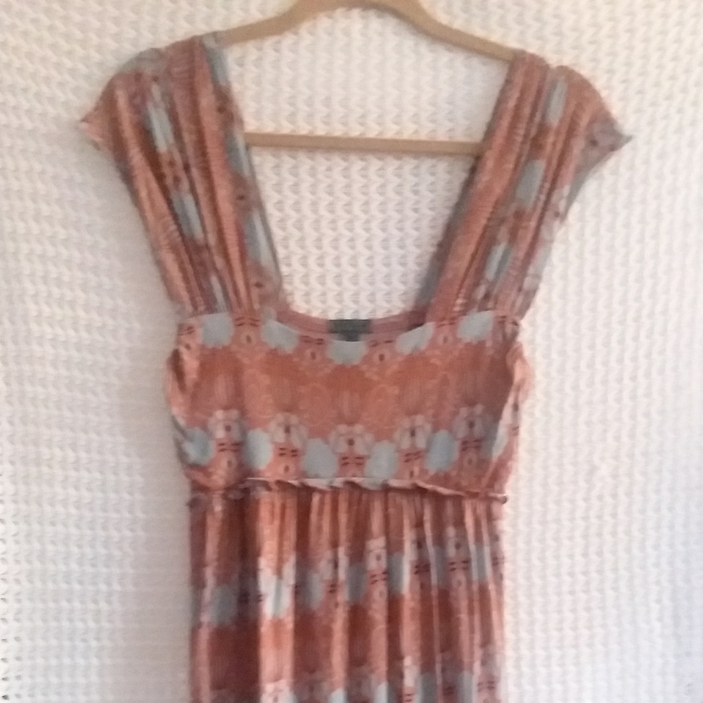 Art deco print dress